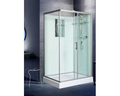 Душевая кабина Weltwasser  Laine 90x90 см – с поддоном, стекло прозрачное, профиль хром матовый