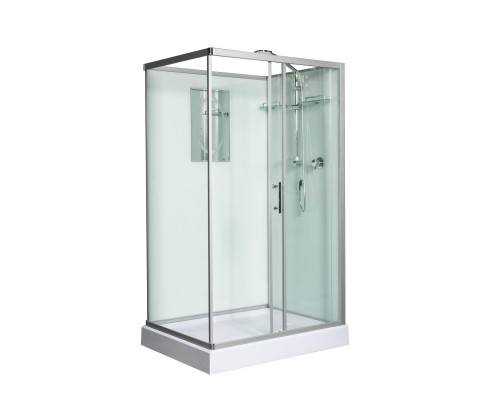 Душевая кабина Weltwasser  Laine 90x90 см – с поддоном, стекло прозрачное, профиль хром матовый