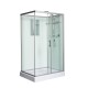 Душевая кабина Weltwasser  Laine 90x90 см – с поддоном, стекло прозрачное, профиль хром матовый