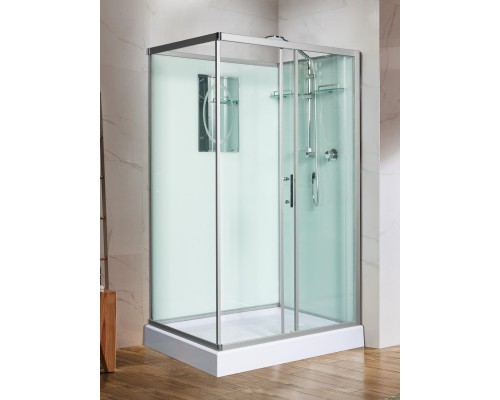 Душевая кабина Weltwasser  Laine 90x90 см – с поддоном, стекло прозрачное, профиль хром матовый