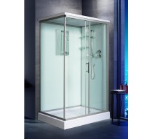 Душевая кабина Weltwasser  Laine 90x90 см – с поддоном, стекло прозрачное, профиль хром матовый
