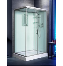 Душевая кабина Weltwasser  Laine 90x90 см – с поддоном, стекло прозрачное, профиль хром матовый