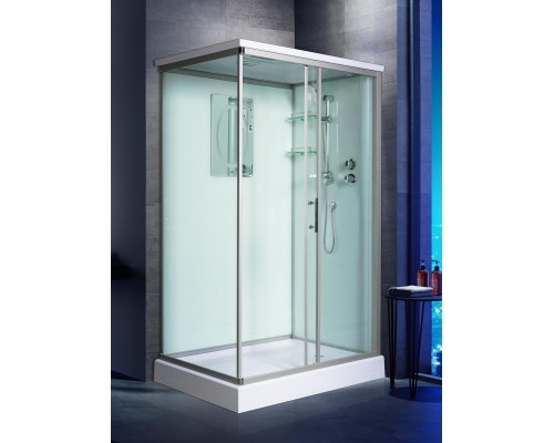Душевая кабина Weltwasser  Laine 90x90 см – с поддоном, стекло прозрачное, профиль хром матовый
