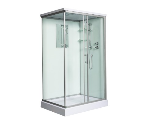 Душевая кабина Weltwasser  Laine 90x90 см – с поддоном, стекло прозрачное, профиль хром матовый