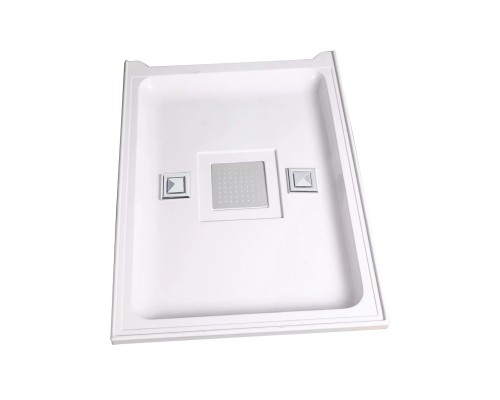 Душевая кабина Weltwasser  Laine 90x90 см – с поддоном, стекло прозрачное, профиль хром матовый