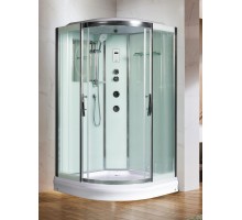 Душевая кабина Weltwasser  Emmer 120x120 см – с поддоном, стекло прозрачное, профиль хром матовый