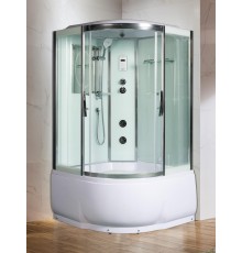 Душевая кабина Weltwasser  Emmer 150x85 см – с поддоном, глубокий поддон, стекло прозрачное, профиль хром матовый