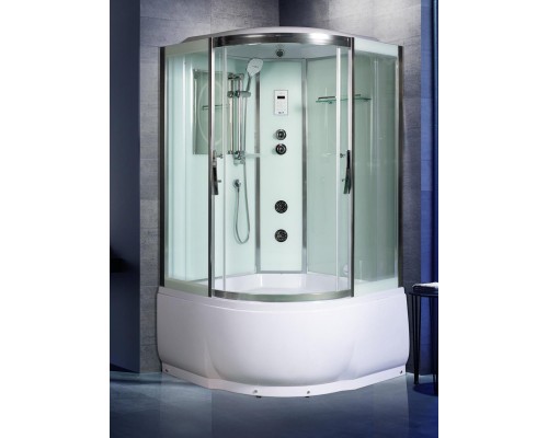 Душевая кабина Weltwasser  Emmer 150x85 см – с поддоном, глубокий поддон, стекло прозрачное, профиль хром матовый