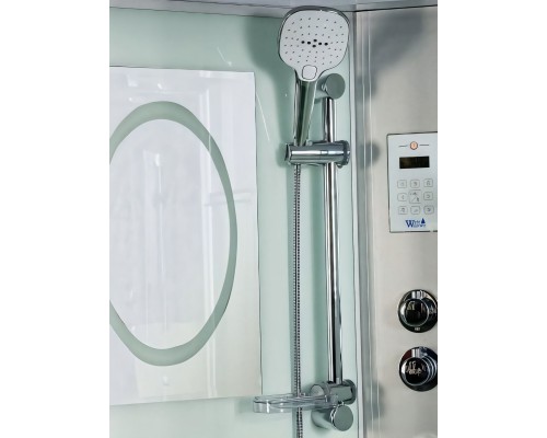 Душевая кабина Weltwasser  Emmer 150x85 см – с поддоном, глубокий поддон, стекло прозрачное, профиль хром матовый