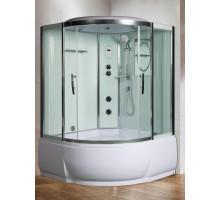 Душевая кабина Weltwasser  Emmer 135x135 см – с поддоном, глубокий поддон, стекло прозрачное, профиль хром