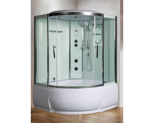 Душевая кабина Weltwasser  Emmer 135x135 см – с поддоном, глубокий поддон, стекло прозрачное, профиль хром