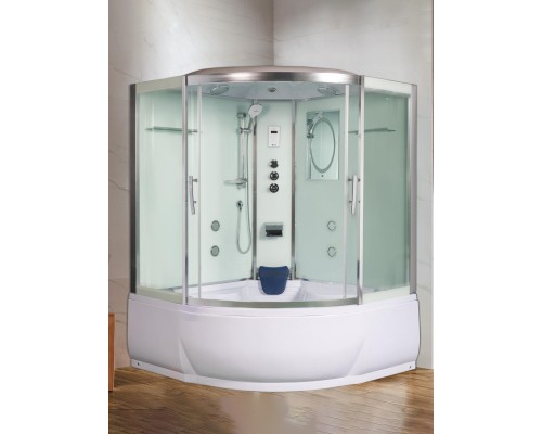 Душевая кабина Weltwasser  Emmer 150x150 см – с поддоном, стекло прозрачное, профиль хром матовый