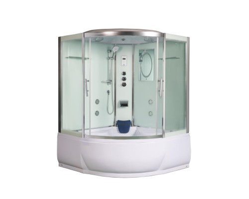 Душевая кабина Weltwasser  Emmer 150x150 см – с поддоном, стекло прозрачное, профиль хром матовый