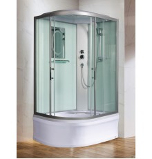 Душевая кабина Weltwasser  Halle 120x90 см – R, с поддоном, глубокий поддон, стекло прозрачное, профиль хром матовый