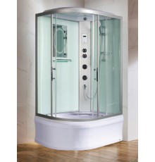 Душевая кабина Weltwasser  Halle 120x90 см – R, с поддоном, глубокий поддон, стекло прозрачное, профиль хром матовый