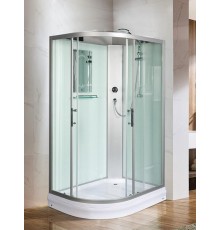 Душевая кабина Weltwasser  Werra 90x120 см – R, с поддоном, стекло прозрачное, профиль хром матовый