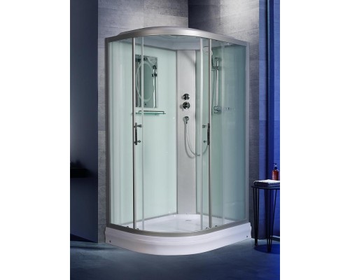Душевая кабина Weltwasser  Werra 120x90 см – R, с поддоном, стекло прозрачное, профиль хром матовый