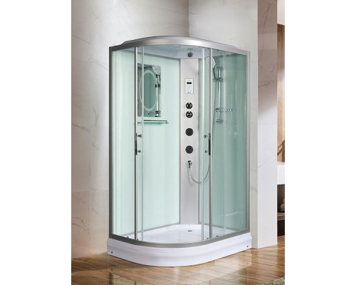 Душевая кабина Weltwasser  Werra 120x90 см – R, с поддоном, стекло прозрачное, профиль хром матовый