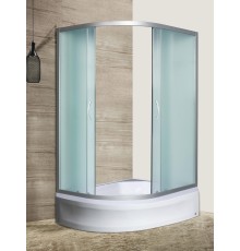 Душевое ограждение River DON XL 120x90 асимметричное, стекло матовое, профиль хром матовый, без поддона