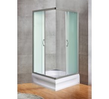 Душевое ограждение River MORAVA XL 90x90 квадратное, стекло матовое, профиль хром матовый, без поддона