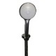 Душевая кабина River NARA LIGHT 90x90 см – асимметричная, матовое стекло, профиль хром матовый, глубокий поддон