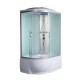 Душевая кабина River NARA 120x90 см – асимметричная, матовое стекло, профиль хром матовый, правая