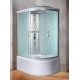 Душевая кабина River NARA 120x90 см – асимметричная, матовое стекло, профиль хром матовый, левая