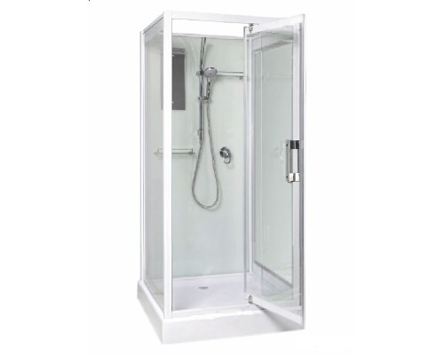 Душевая кабина River TANA 70x70 см – квадратная, матовое стекло, профиль хром матовый, без крыши