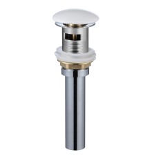 Донный клапан WeltWasser WW PP MT-WT 10000003731 click-clack Белый матовый