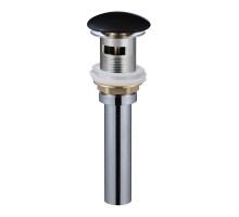 Донный клапан WeltWasser WW PP MT-BL 10000003732 click-clack Черный матовый