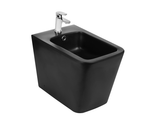 WW GELBACH 003 MT-BL Биде напольное, черный матовый