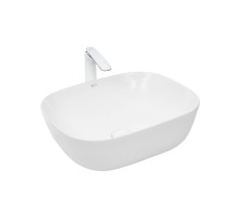 WW ELBACH 2143 Раковина накладная 490х395х150 фаянс белый глянец