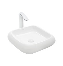 WW ELBACH 3061 Раковина накладная 450х460х110 белый глянец