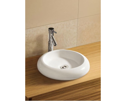 WW ELBACH 3062 Раковина накладная 460х460х100 фаянс белый глянец