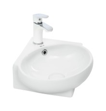 WW AISBACH 5010 Раковина подвесная 390х365х130 белый глянец