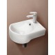 WW AISBACH 5014 R Раковина подвесная 410х270х130 белый глянец, правый
