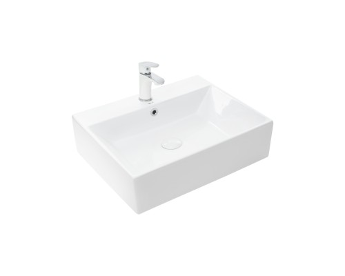 WW AISBACH 5030 Раковина накладная 520х430х140 белый глянец