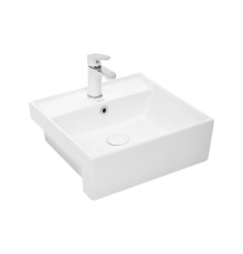 WW DEILBACH 4010 Раковина врезная 410х410х150 белый глянец