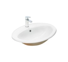 WW DEILBACH 6002 Раковина врезная 550х470х200 белый глянец