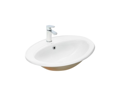 WW DEILBACH 6002 Раковина врезная 550х470х200 белый глянец