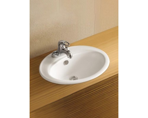 WW DEILBACH 6002 Раковина врезная 550х470х200 белый глянец