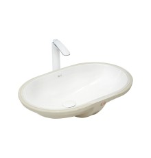 WW DEILBACH 6030 Раковина врезная 585х395х195 фаянс белый глянец