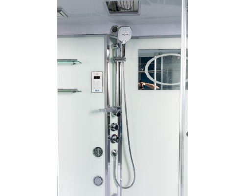 Душевая кабина Weltwasser  Emmer 150x85 см – с поддоном, глубокий поддон, стекло прозрачное, профиль хром матовый