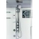 Душевая кабина Weltwasser  Emmer 150x85 см – с поддоном, глубокий поддон, стекло прозрачное, профиль хром матовый