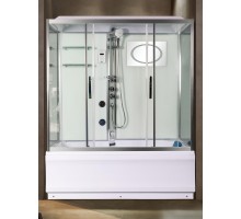 Душевая кабина Weltwasser  Emmer 170x85 см – с поддоном, глубокий поддон, стекло прозрачное, профиль хром