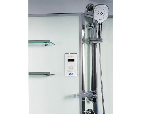Душевая кабина Weltwasser  Emmer 170x85 см – с поддоном, глубокий поддон, стекло прозрачное, профиль хром