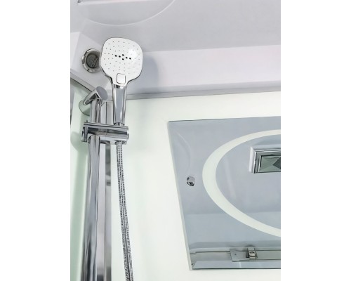 Душевая кабина Weltwasser  Emmer 170x85 см – с поддоном, глубокий поддон, стекло прозрачное, профиль хром