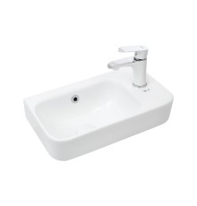 WW AISBACH 5117 R Раковина подвесная 450х260х155 белый глянец, правый