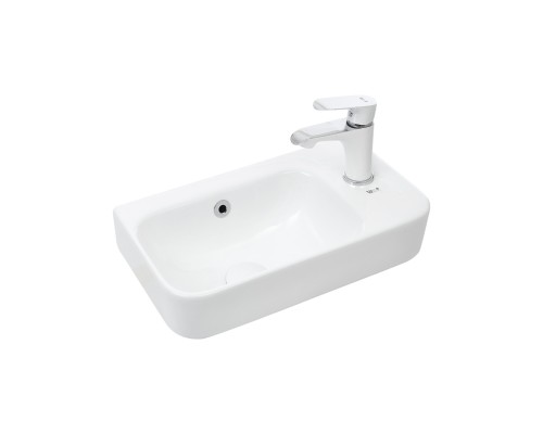 WW AISBACH 5117 R Раковина подвесная 450х260х155 белый глянец, правый