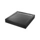 Душевой поддон WeltWasser TRS 100 STONE-BL Черный 1000х1000х30 мм + cифон